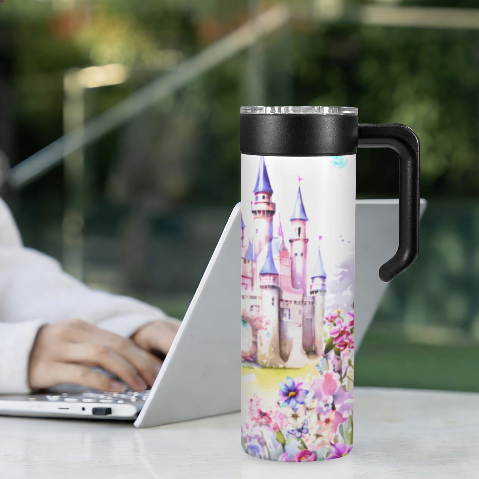 Fantasy Life 20 oz Insulated Water Bottle with Handle | Ships from USA