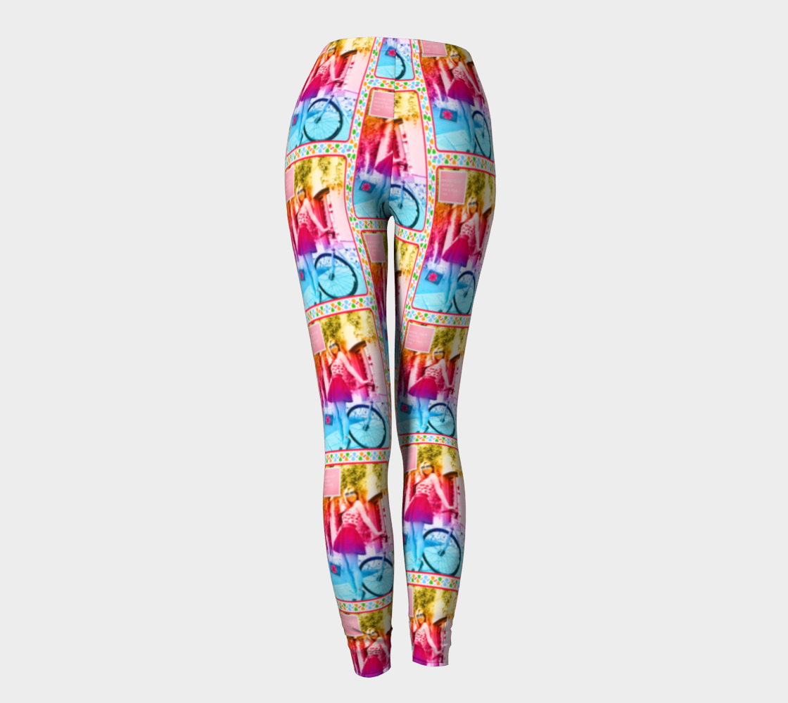 Know Your Worth then Charge Tax Colorful Leggings