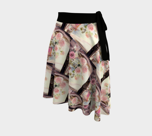 Eau de Parfume Pink Design Wrap Skirt