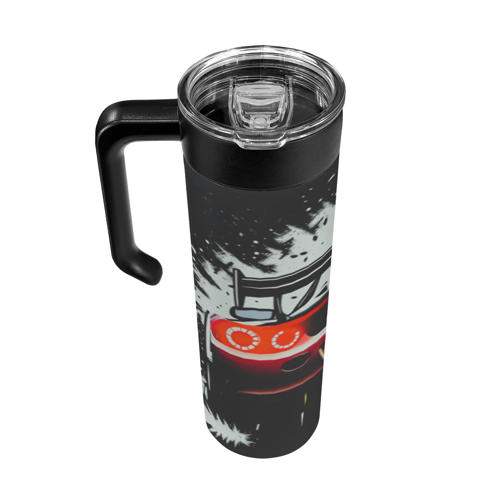 Race Car Winner 600ml Insulated Water Bottle with Screw On Handle