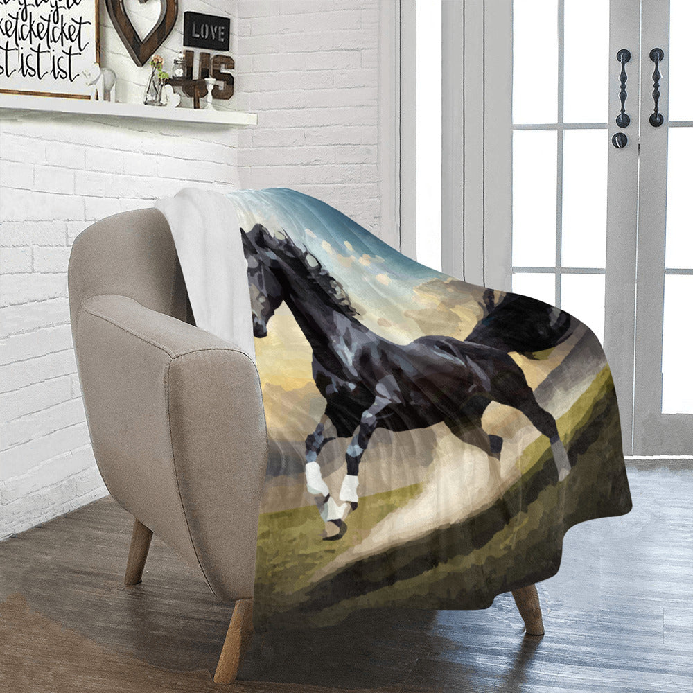 Dancing Black Beauty Ultra-Soft Micro Fleece Blanket 40