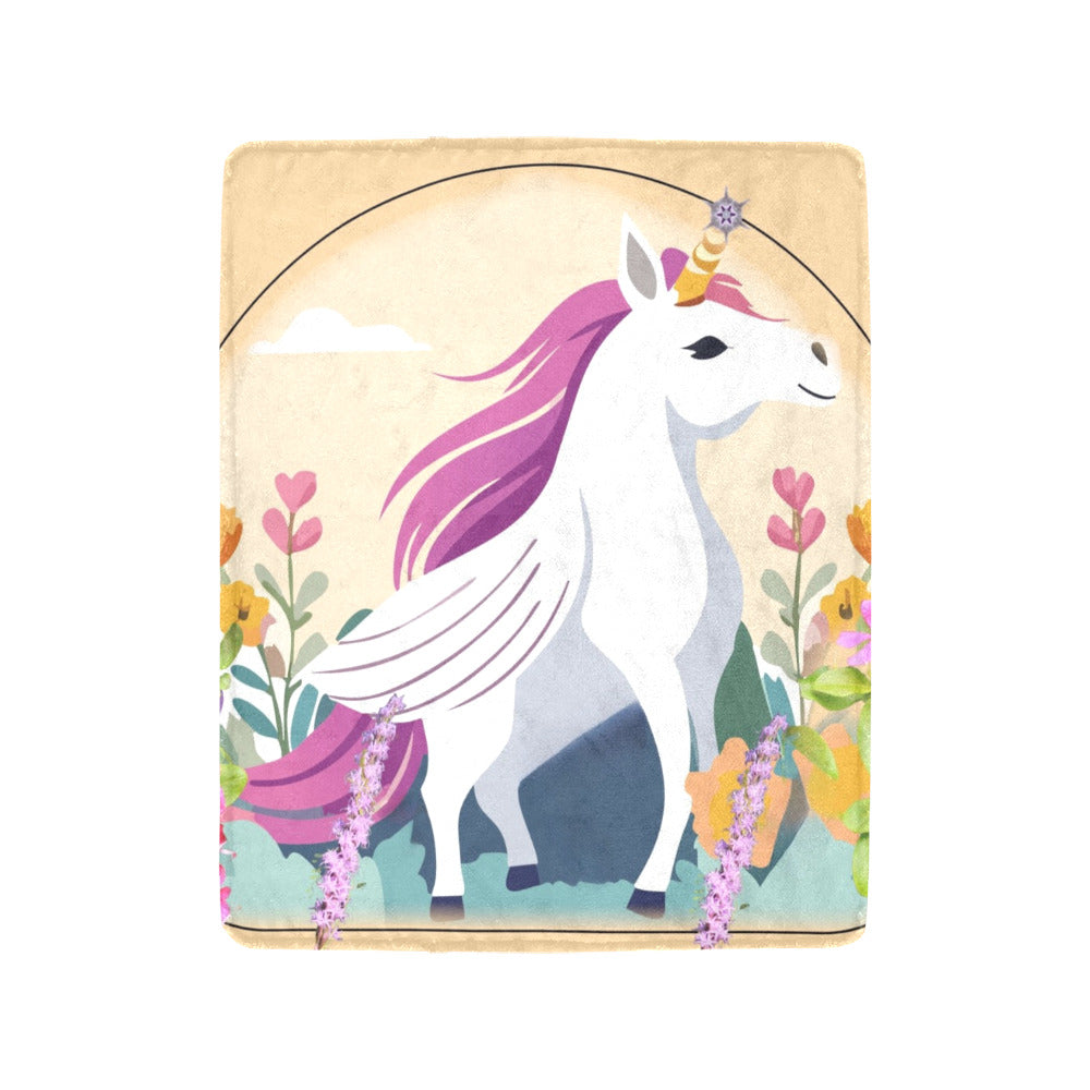 Unicorn with Wings Ultra-Soft Micro Fleece Blanket 40