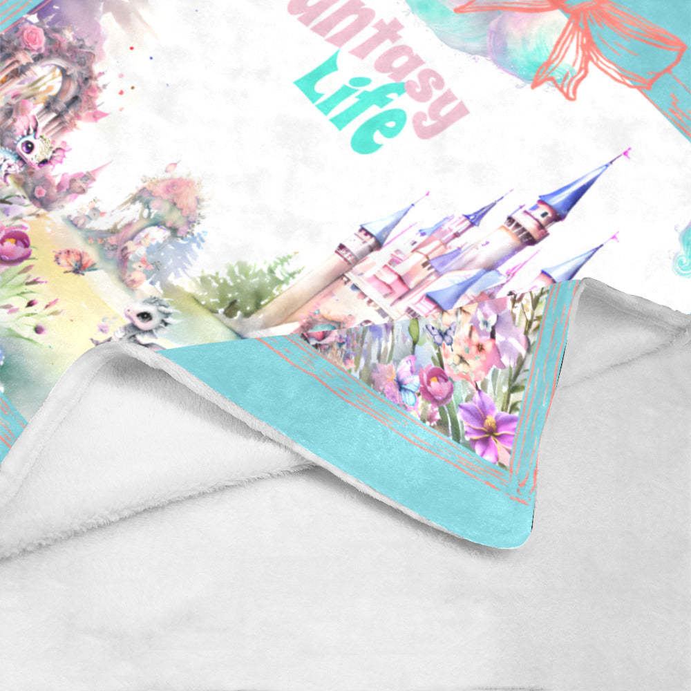 Fantasy Life Dragon Design Ultra-Soft Micro Fleece Blanket (Made in USA)