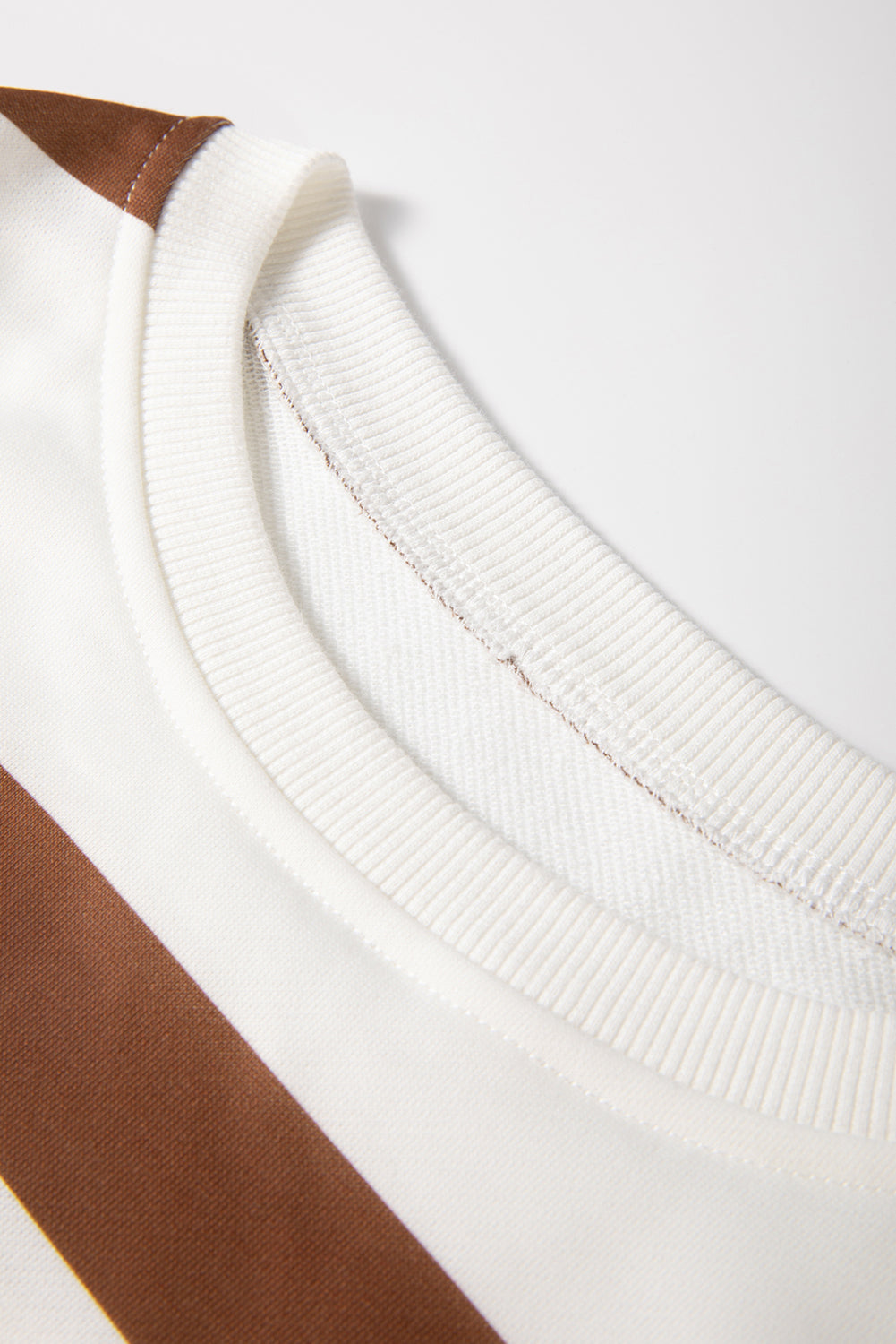 Women's Striped Pullover and Joggers Pants Set for Effortless Style