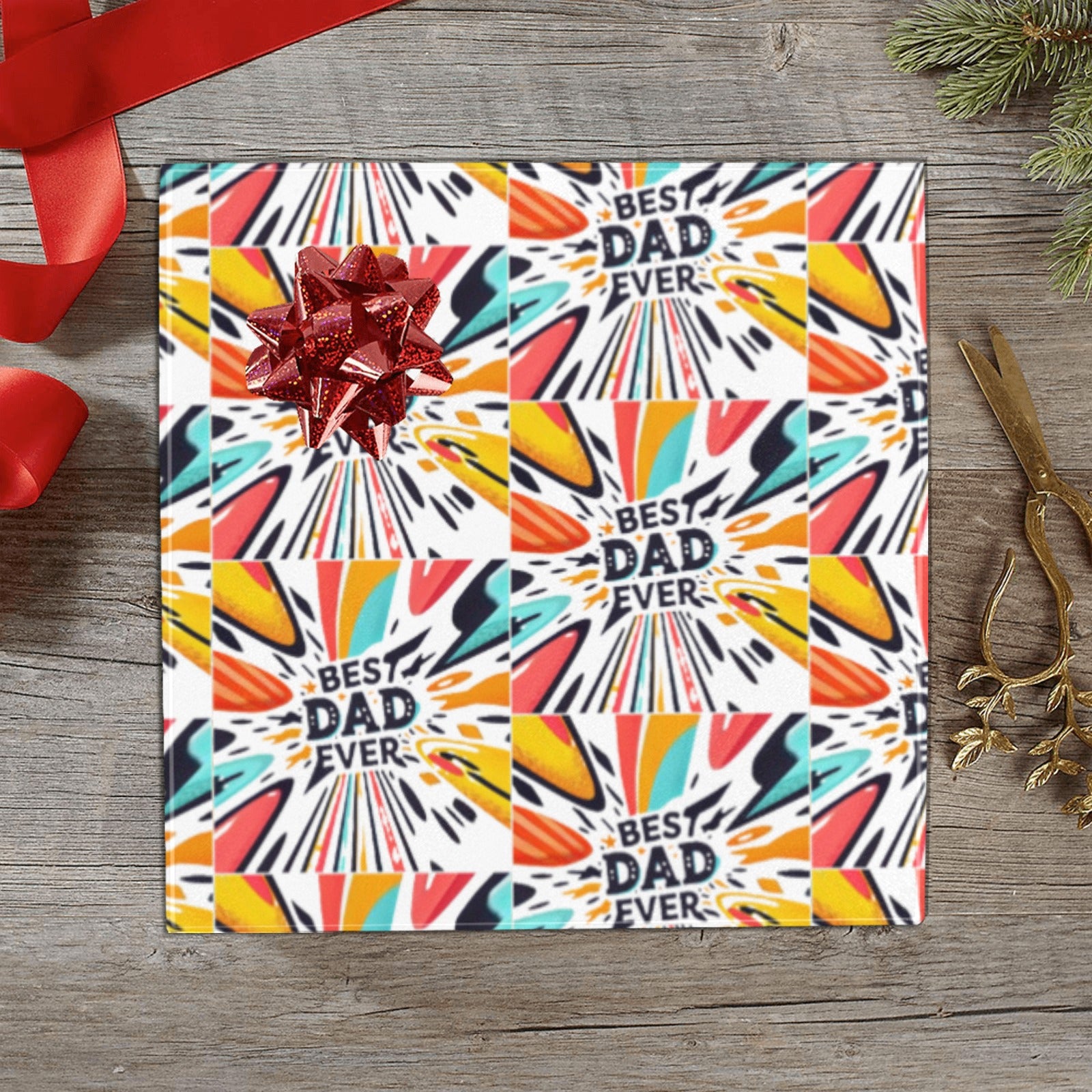 Best Dad Ever Gift Wrapping Paper - 58