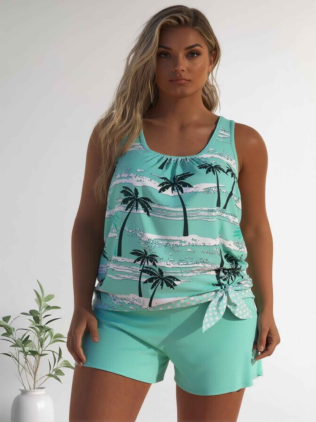 Women's Plus Size One-Piece Swimsuit