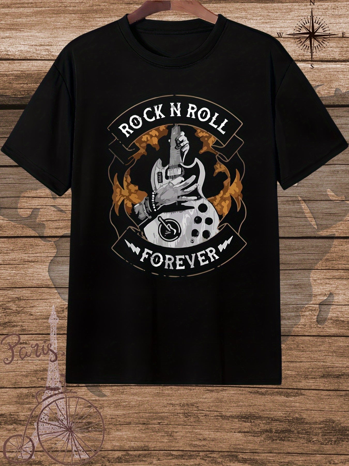 Men's Rock N Roll Forever Short Sleeve Graphic T-shirt