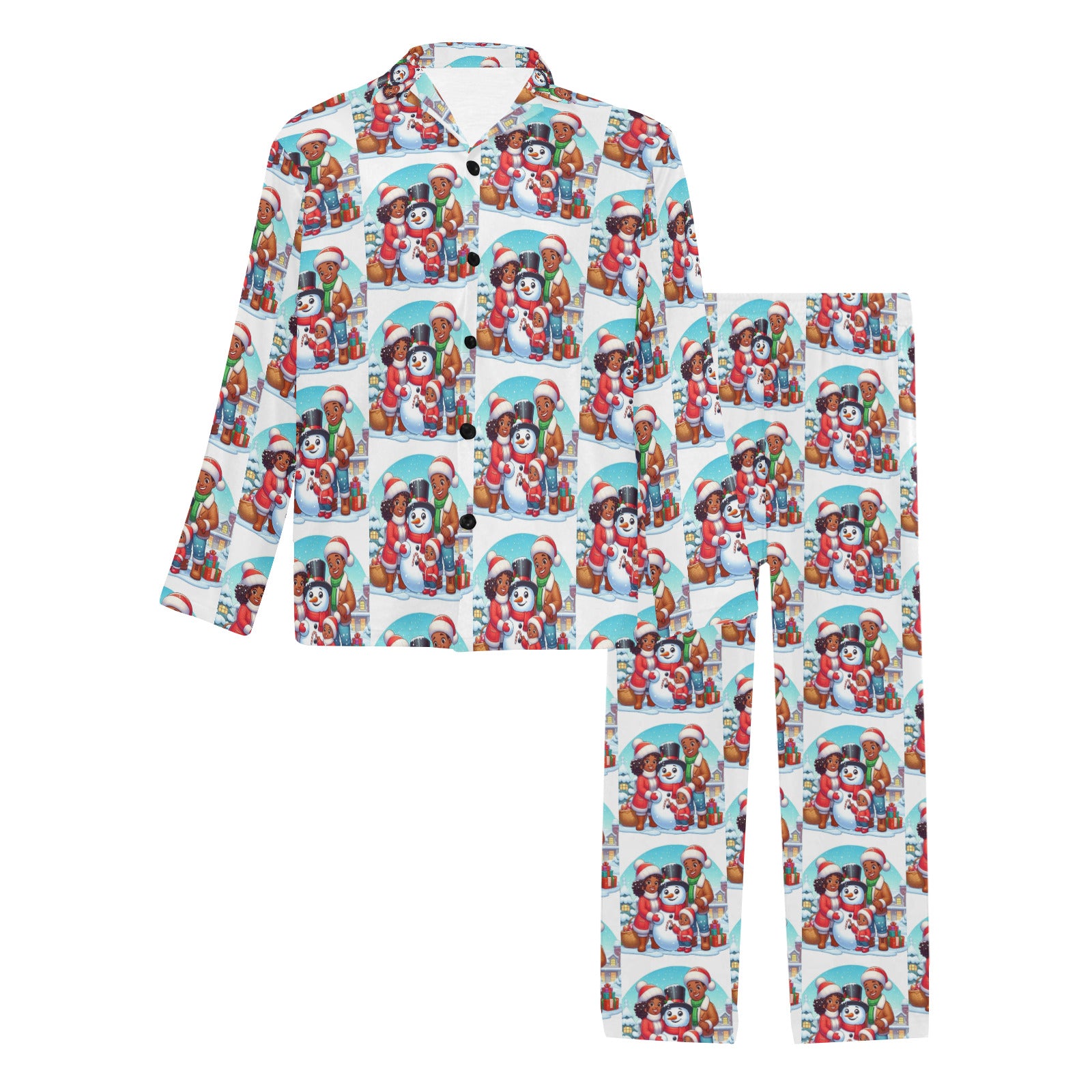 Men's Christmas Long Sleeve Pajama Set