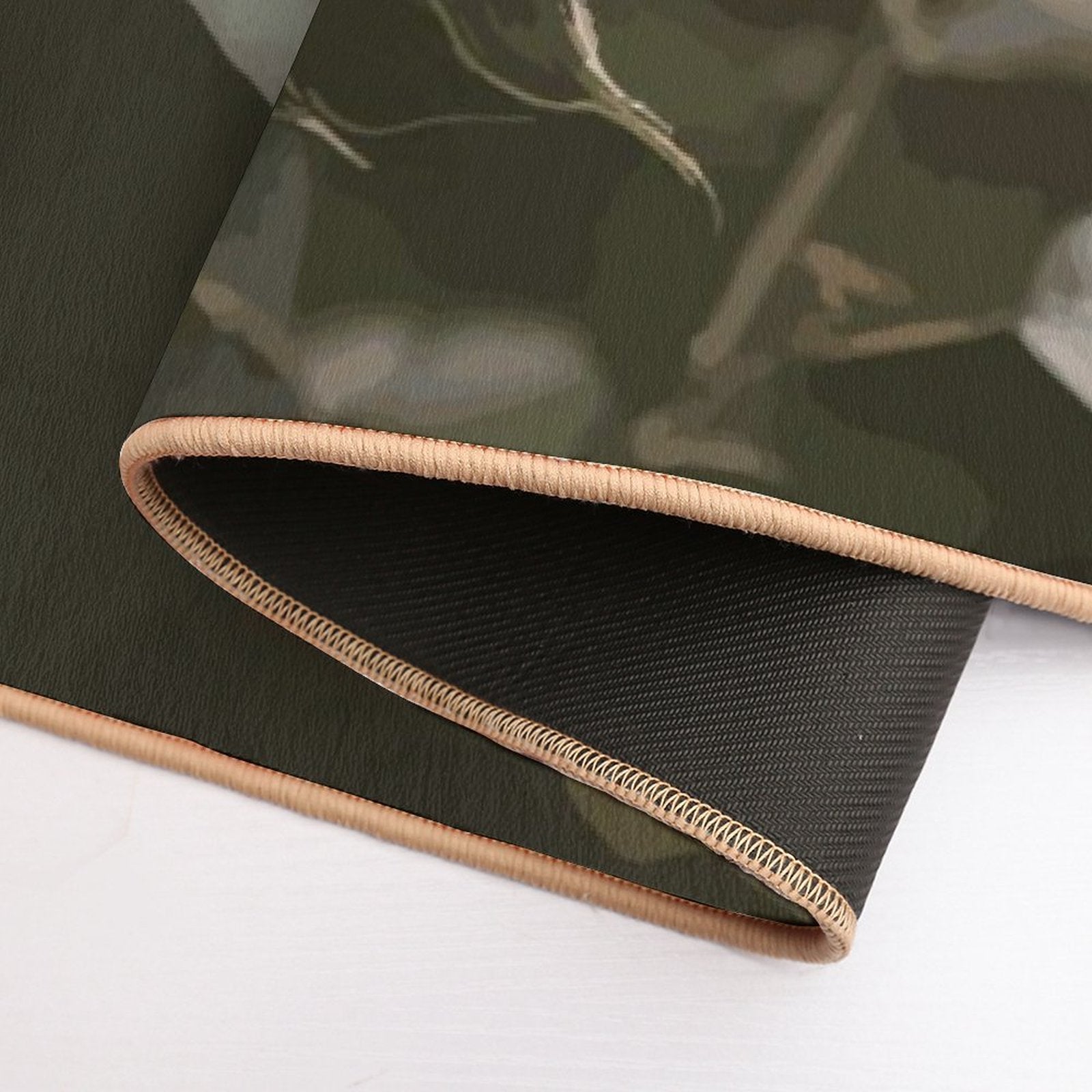 White Rose Flannel Non-slip Bath Mat - 16