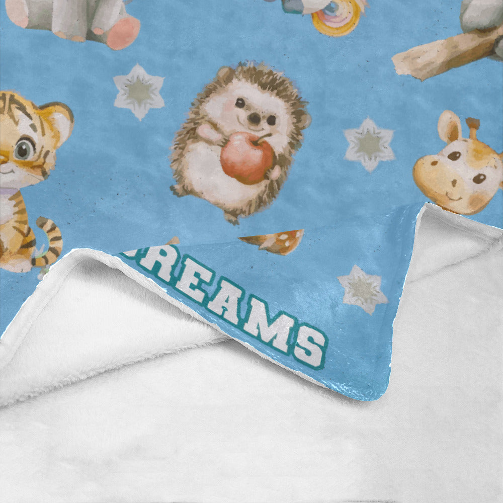 Sweet Dreams Baby Animals Ultra-Soft Micro Fleece Blanket 30