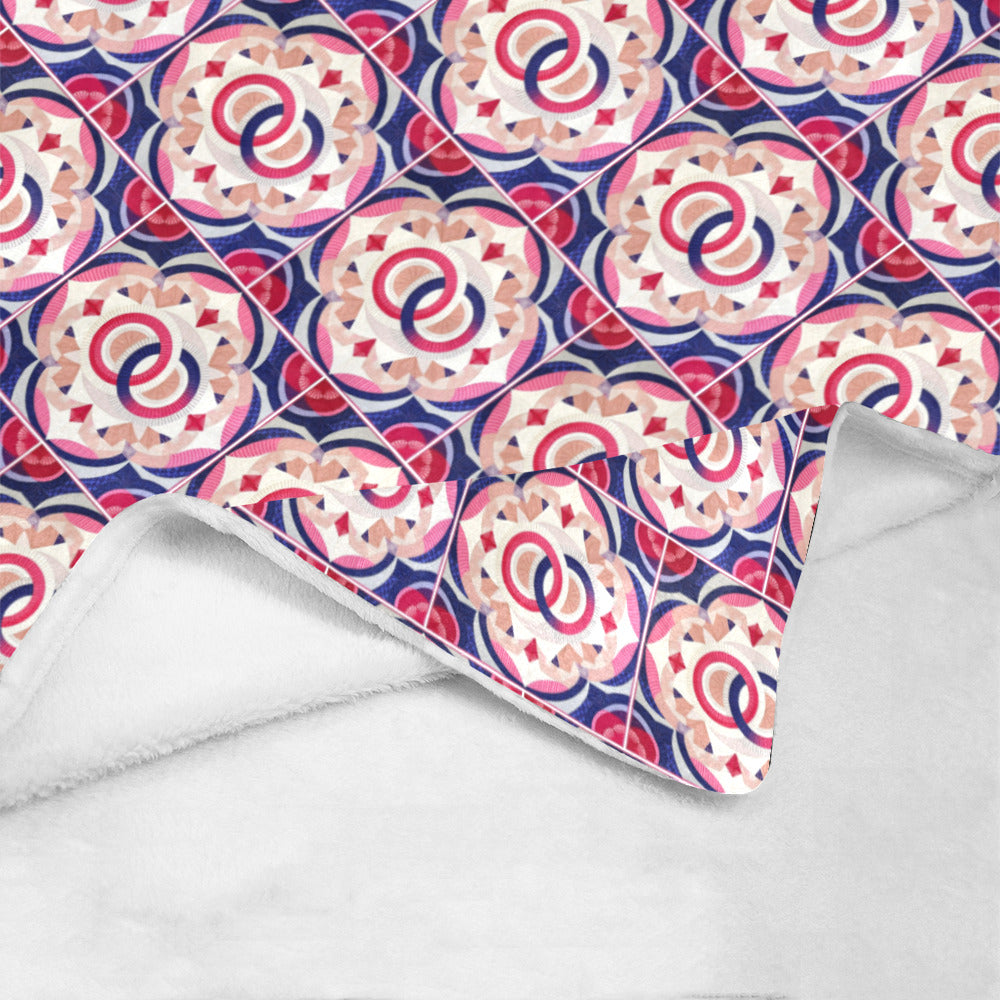 Double Rings Ultra-Soft Micro Fleece Blanket 50