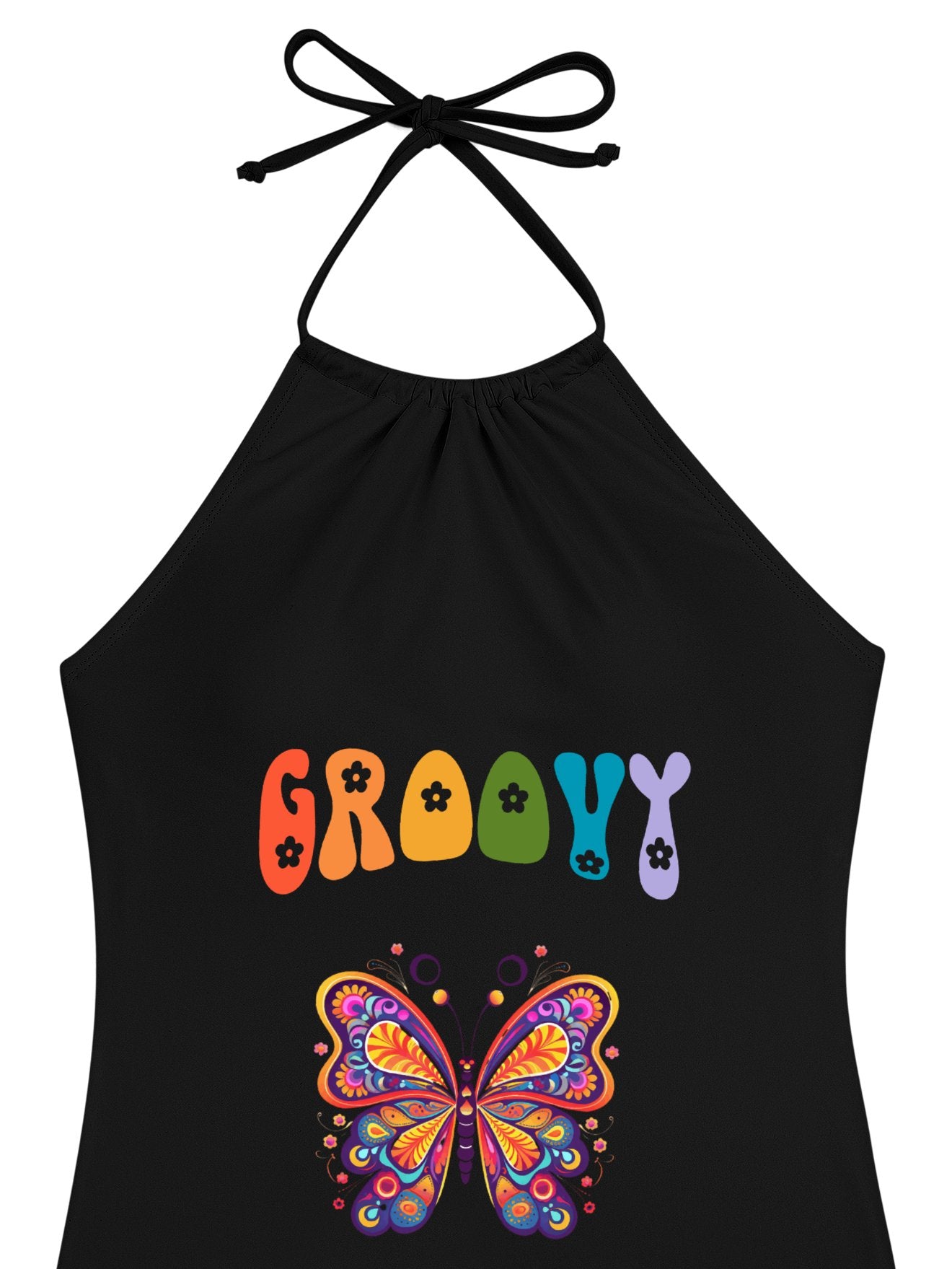Groovy Butterfly Tankini Swimsuit with Shorts for Women (Made in the USA)