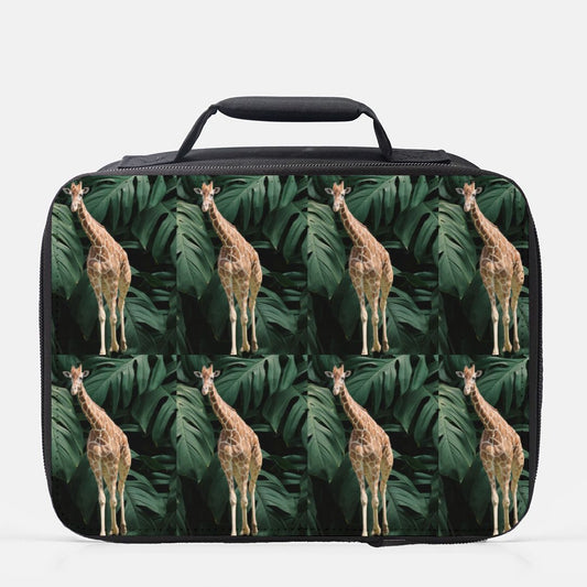 Tall Giraffe Surrounded by Greenery Small Insulated Lunch Box - Shell Design Boutique