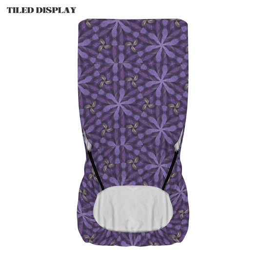 Purple Pinwheels Office Chair Cover (Made in USA)