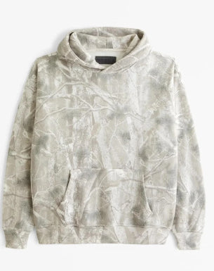 Women's Camo Fashion Casual Pocket Top Hoodie