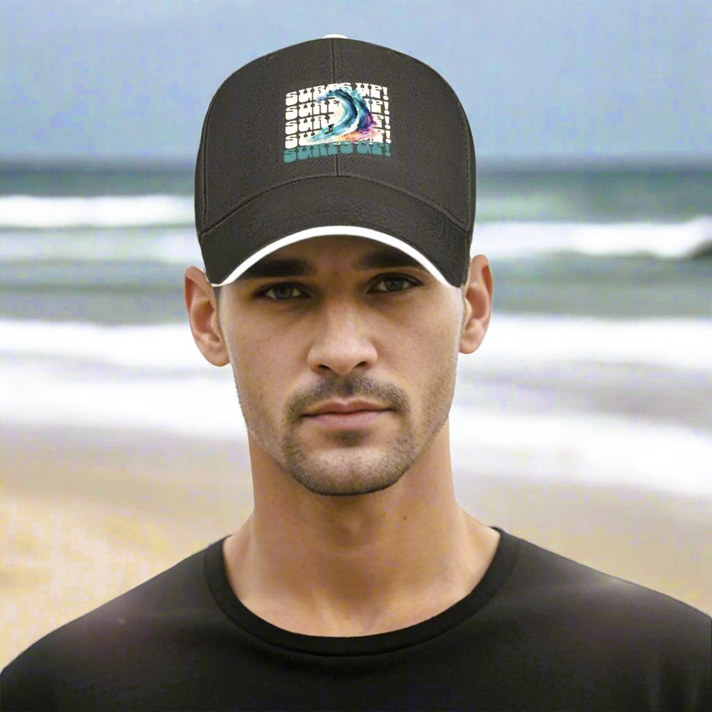 Surf's Up Sandwich Visor Baseball Cap for Men & Women