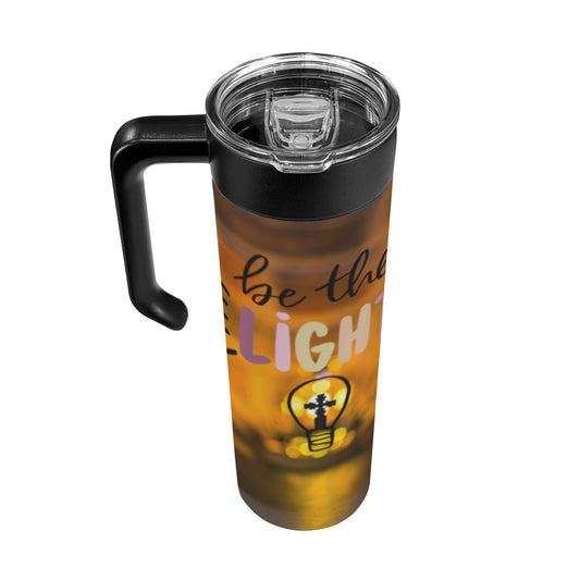 Be the Light 20oz Insulated Water Bottle with Screw On Handle