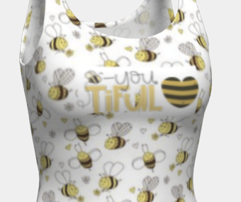 Bee-Youtiful Honey Bees Short Flare Dress