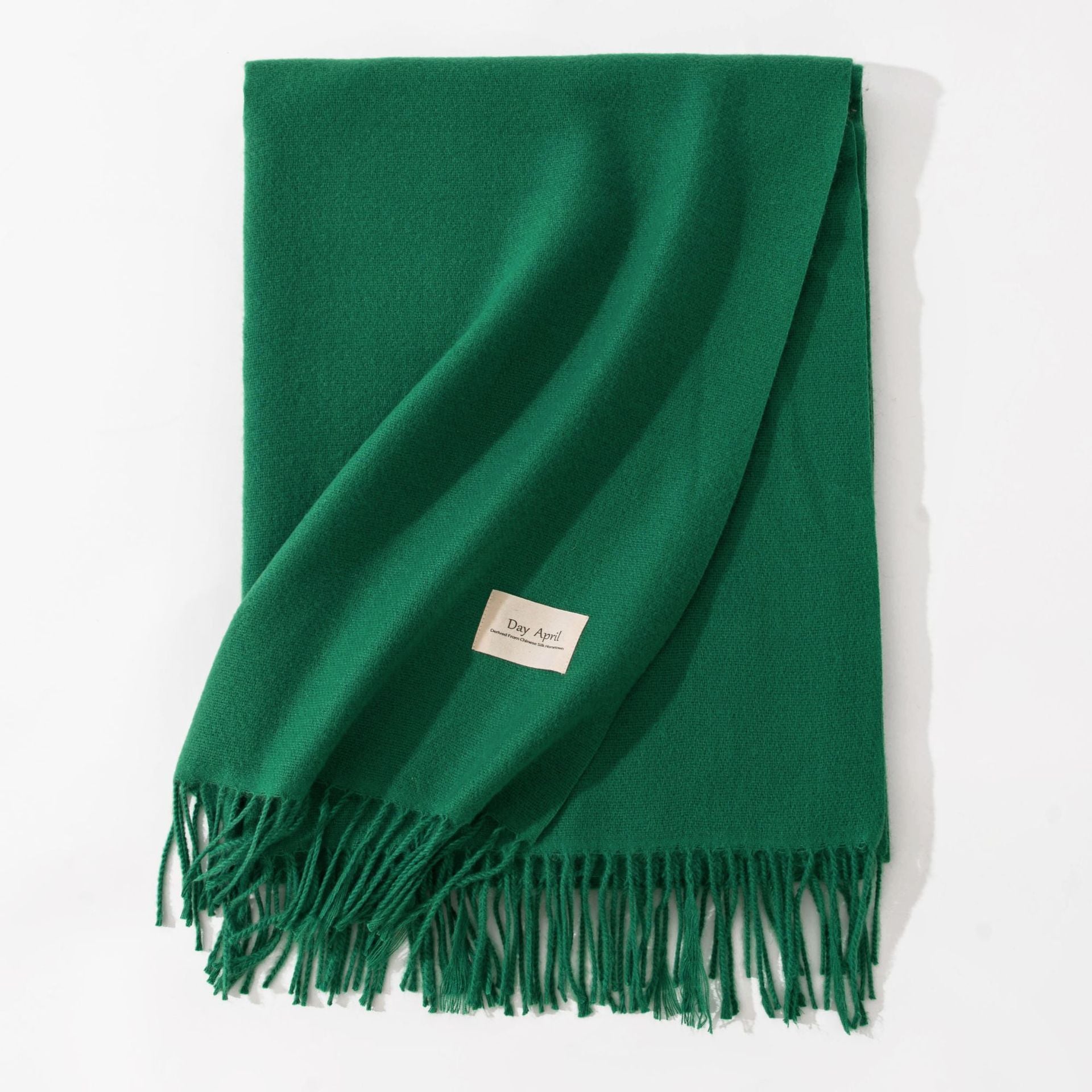 Women's Pure Color Faux Cashmere Winter Scarf