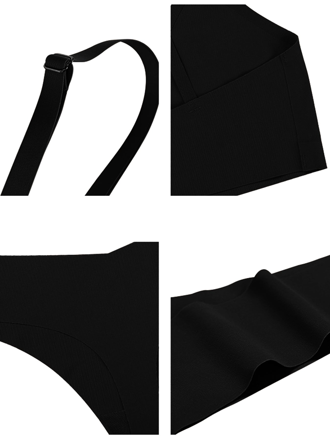 Just a Girl Who Loves Fall Pumpkins Seamless Bra Underwear for Women (Front Printing)