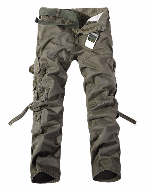 Men's Multi-pocket Cargo Pants without Belt