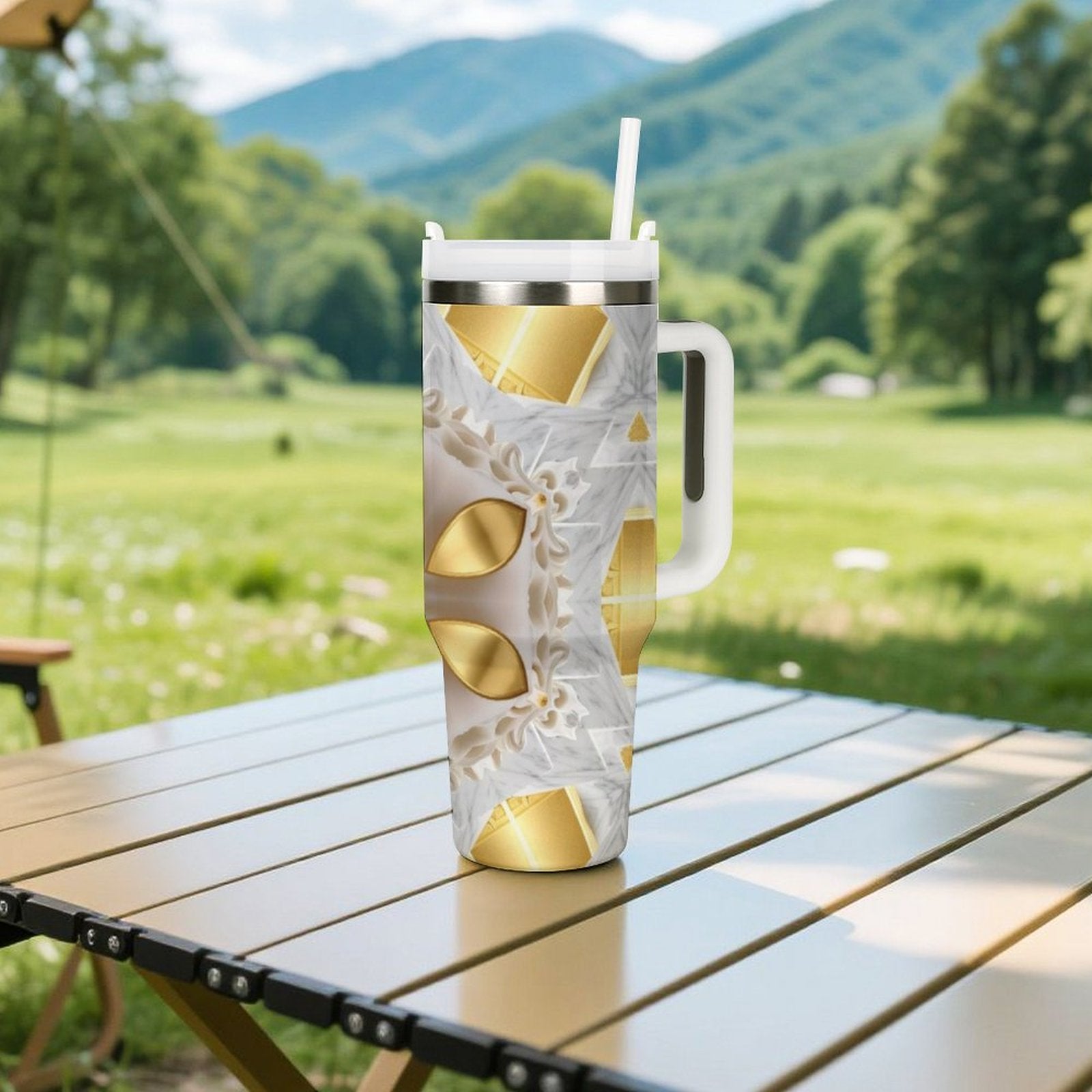 Golden Design 40oz Large Capacity Stainless Steel Tumbler