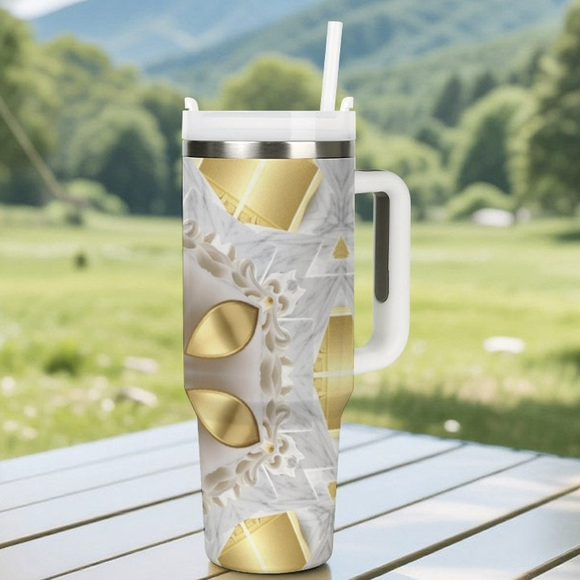 Golden Design 40oz Large Capacity Stainless Steel Tumbler