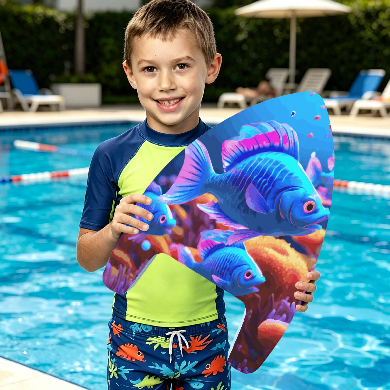 Blue Fish Arrowhead Kickboard