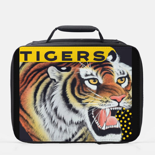 Tigers Mascot Sport Team Small Insulated Lunch Box - Shell Design Boutique