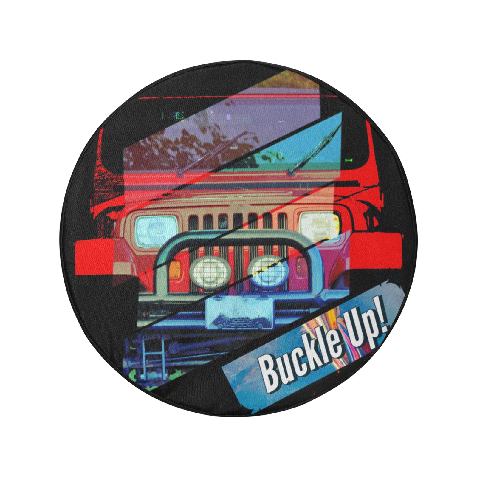 Buckle Up!  4-wheel Drive Spare Tire Cover (3 Sizes)