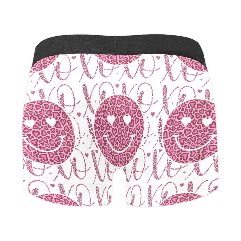Happy Faces Men's Printed Underwear Boxer Briefs (Made In USA)