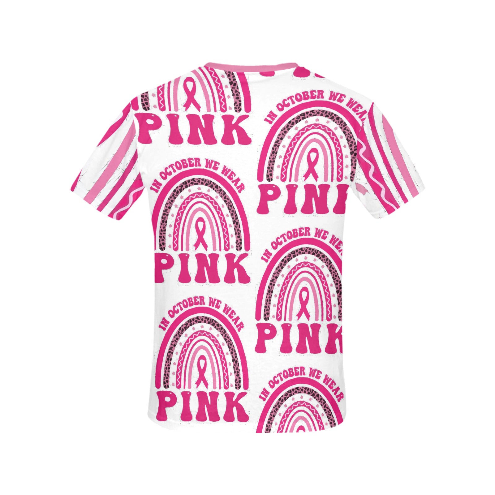 Women's We Wear Pink in October T-shirt (Made in USA）