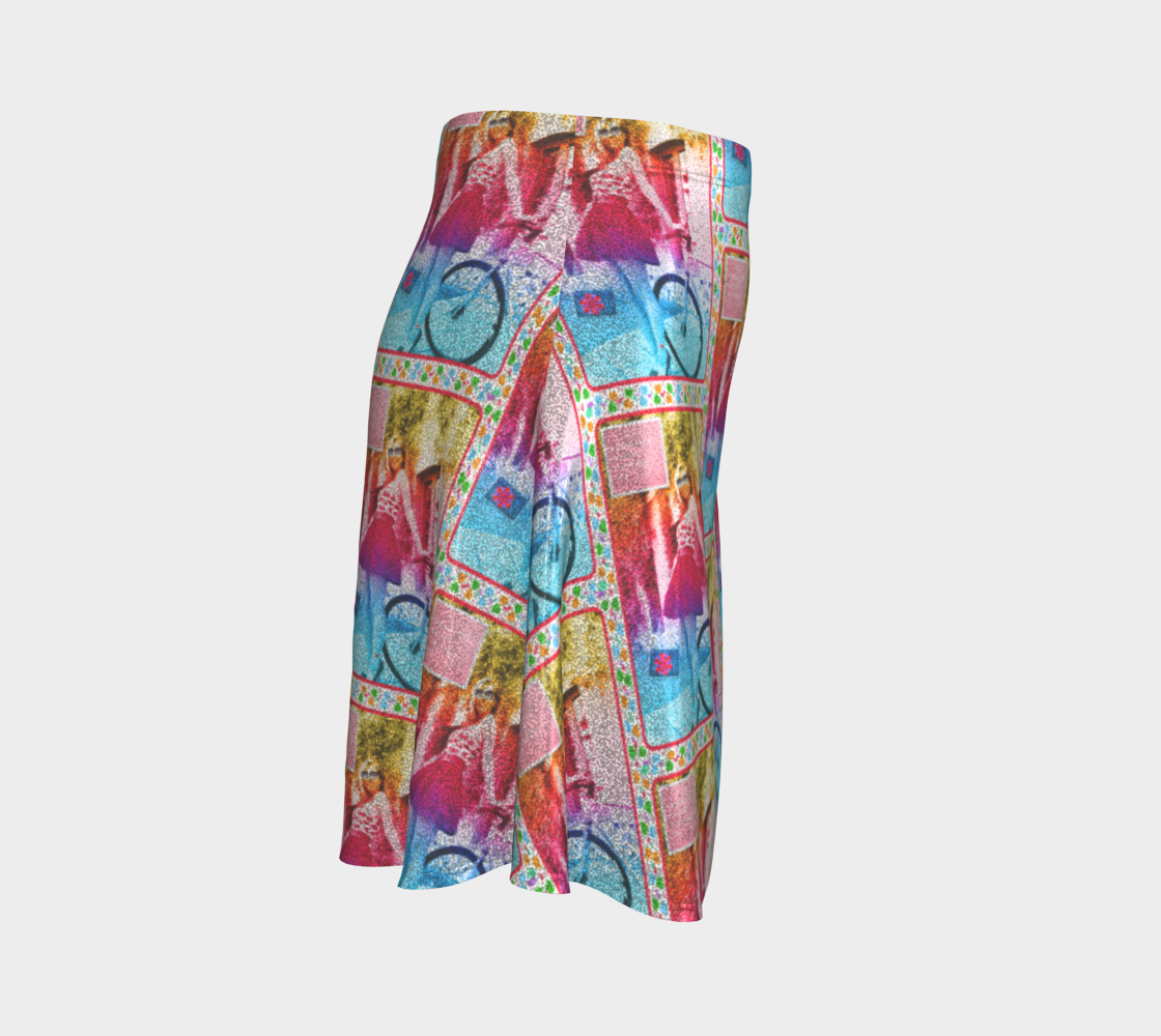 Know Your Worth Then Charge Taxes Flared Skirt