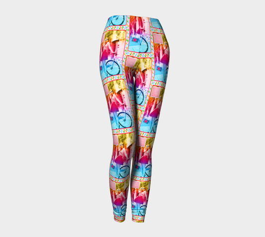 Know Your Worth then Charge Tax Colorful Leggings