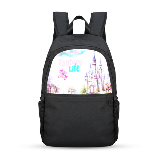 Fantasy Life Casual Backpack (Upper Part Printing) (Model 1753)