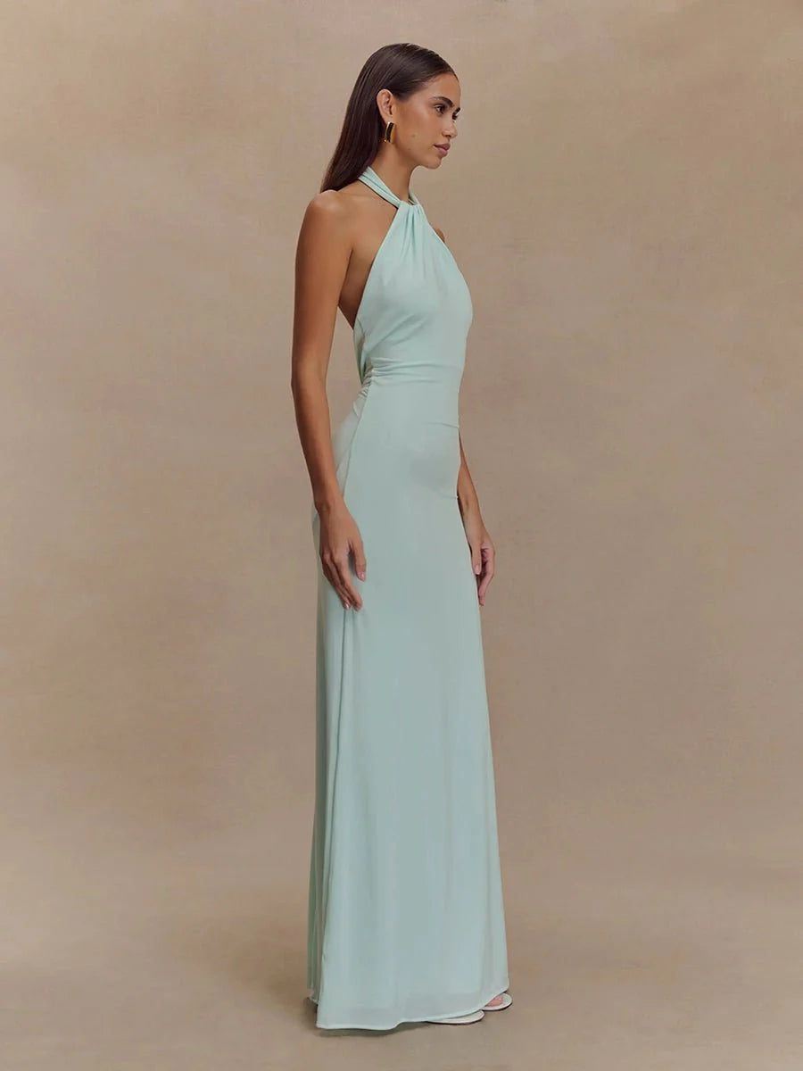 Francisca Dress Sexy Backless: Sexy and Stunning Light Brown / L Francisca Dress Sexy Backless: Sexy and Stunning Light Brown / L