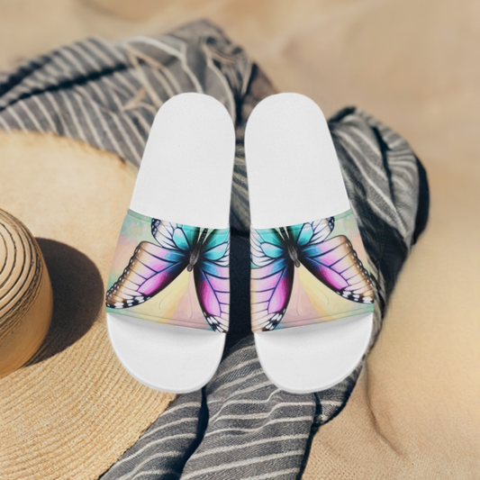 Beautiful Butterflies Anti-Slip Slides For Women