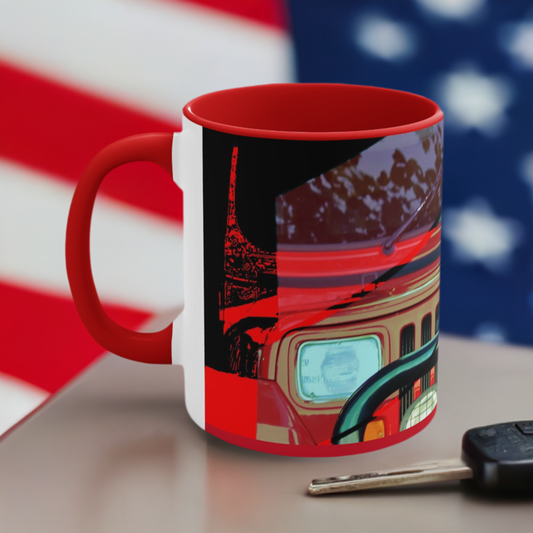 4 Wheel Drive Accent Coffee Mug, 11oz - Shell Design Boutique