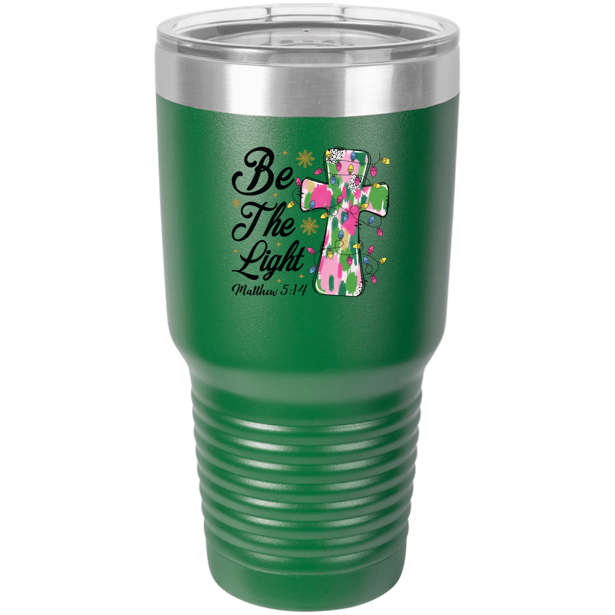 Be the Light Polar Camel 30 oz. Vacuum Insulated Ringneck Tumbler with Clear Lid