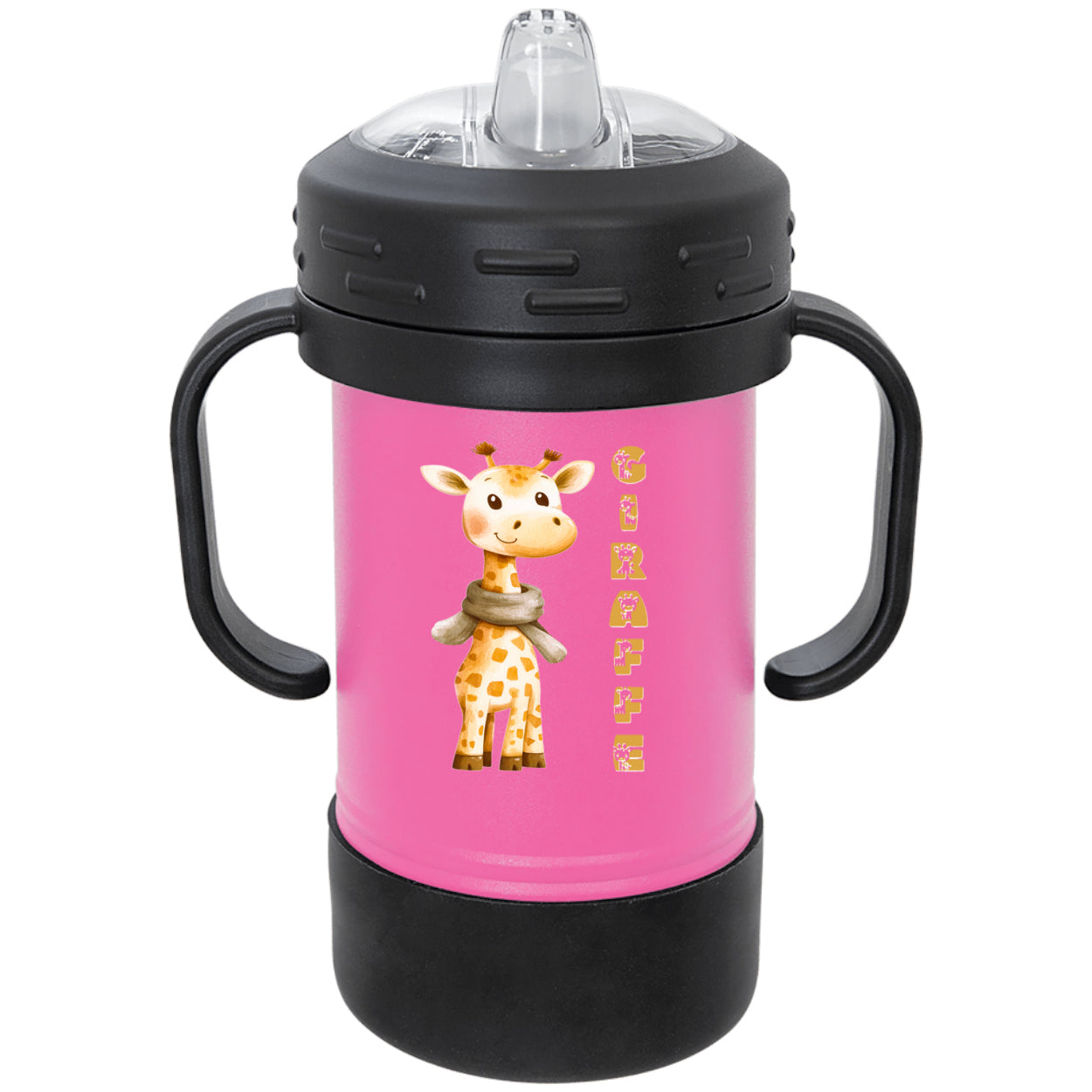 Tall Giraffe Polar Camel 10 oz Sippy Cup