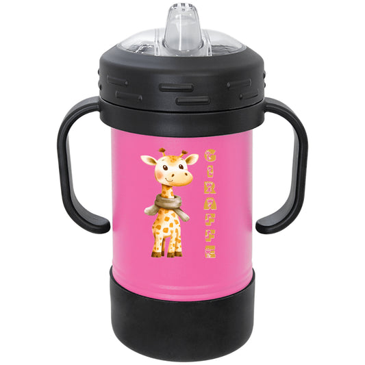 Tall Giraffe Polar Camel 10 oz Sippy Cup
