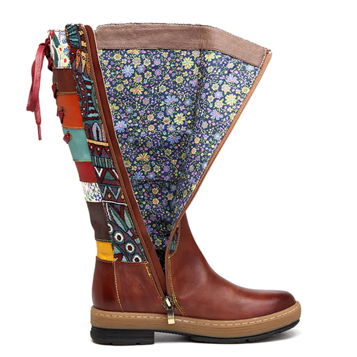 Handmade Genuine Leather Bohemian Long Boots
