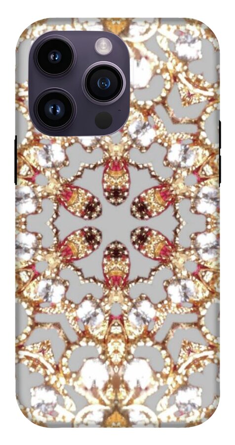 Intricate Gold Mandala Design - Phone Case