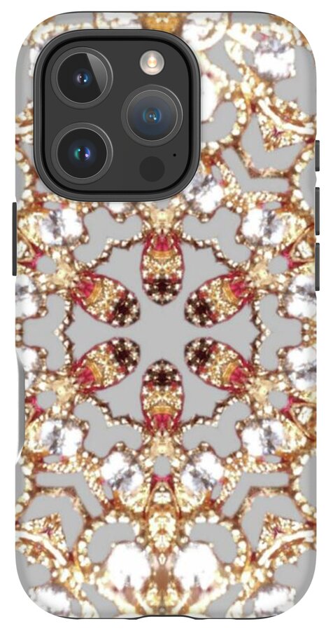 Intricate Gold Mandala Design - Phone Case