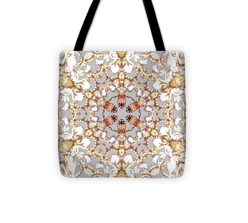 Intricate Gold Mandala Design - Tote Bag
