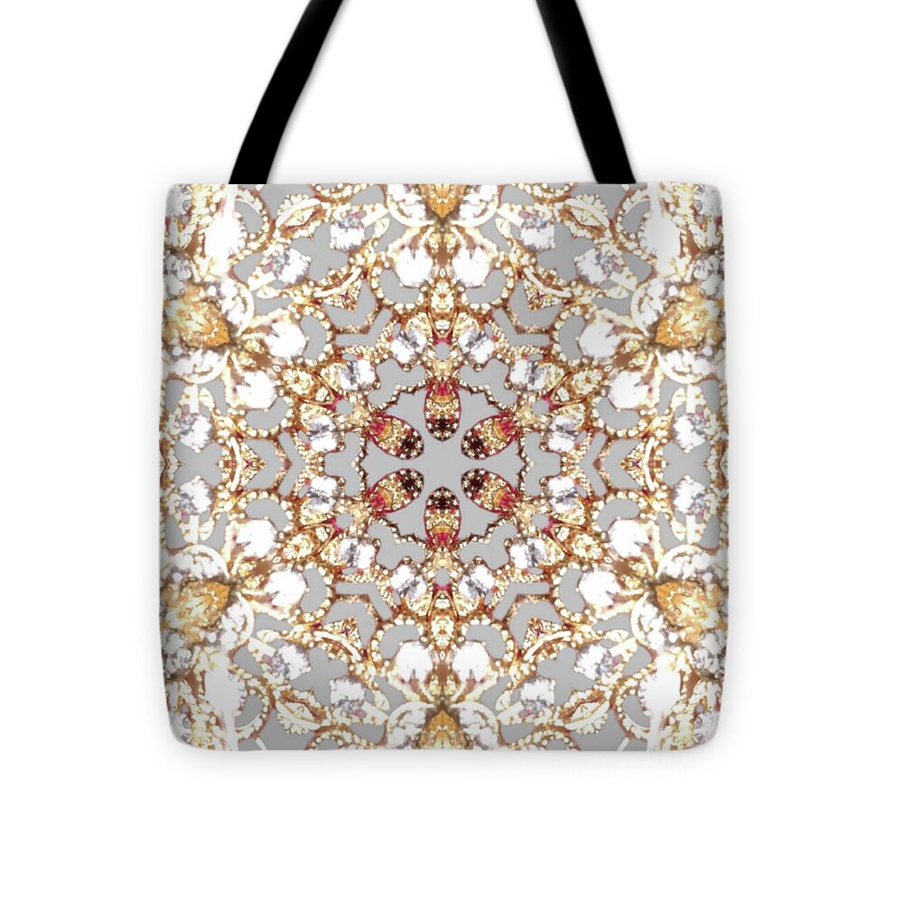 Intricate Gold Mandala Design - Tote Bag