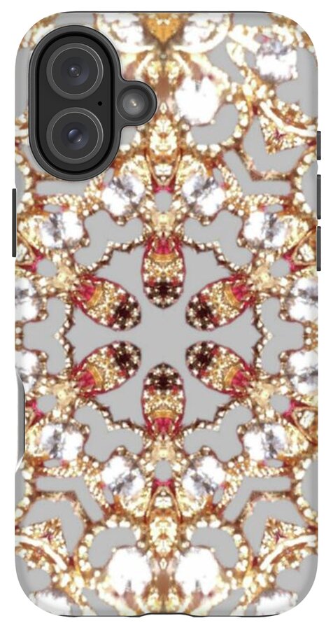 Intricate Gold Mandala Design - Phone Case