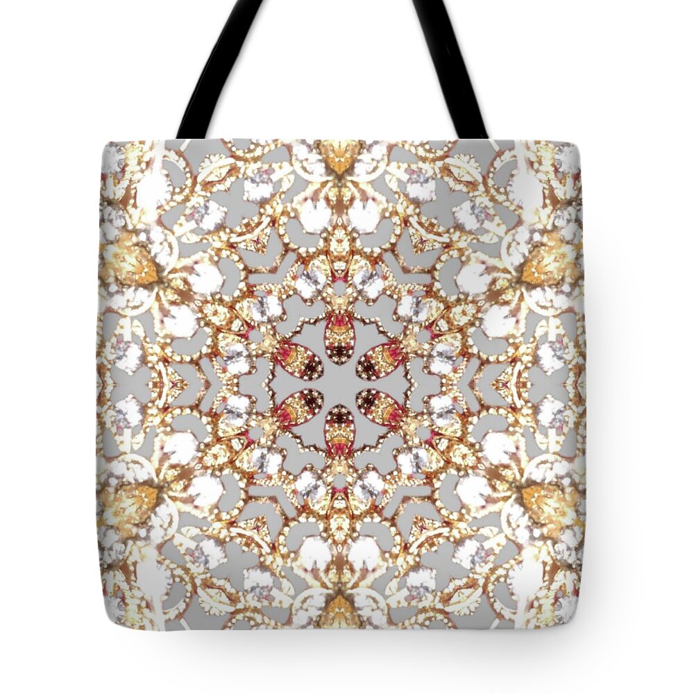 Intricate Gold Mandala Design - Tote Bag