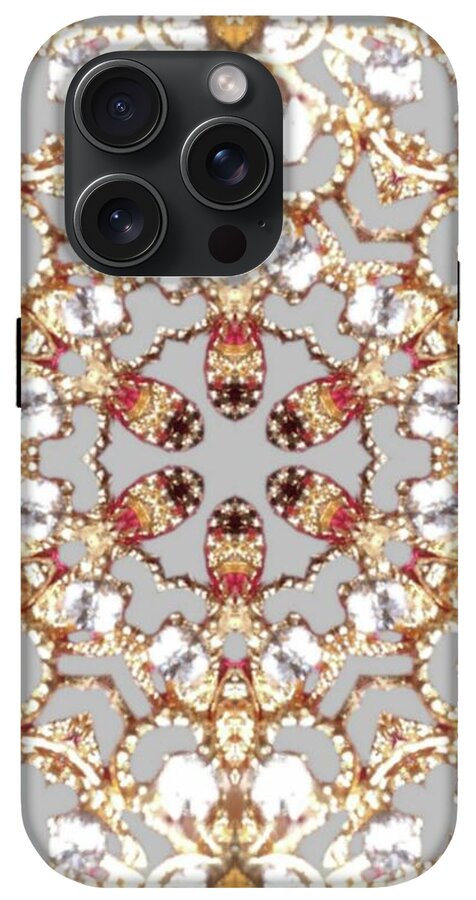 Intricate Gold Mandala Design - Phone Case