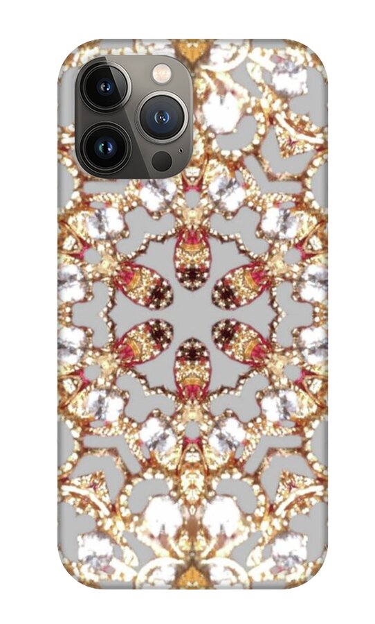 Intricate Gold Mandala Design - Phone Case